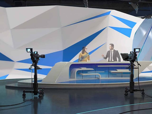 【SORIORI】番組セット3D装飾 映像映えを追求した独創的な立体美術