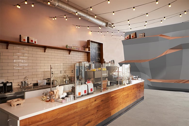 【SORIORI】オフィス3D装飾 企業アイディンティティを表現する3D装飾