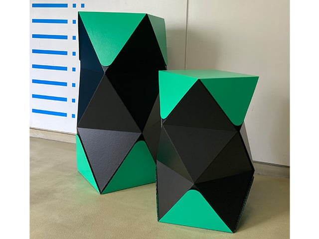 【SORIORI】折り紙/3D什器 ブランドの世界観を完結させるオーダーメイド3D什器