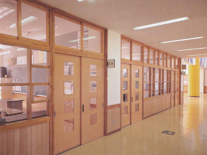 木製学校間仕切ECOLE(エコール・F)