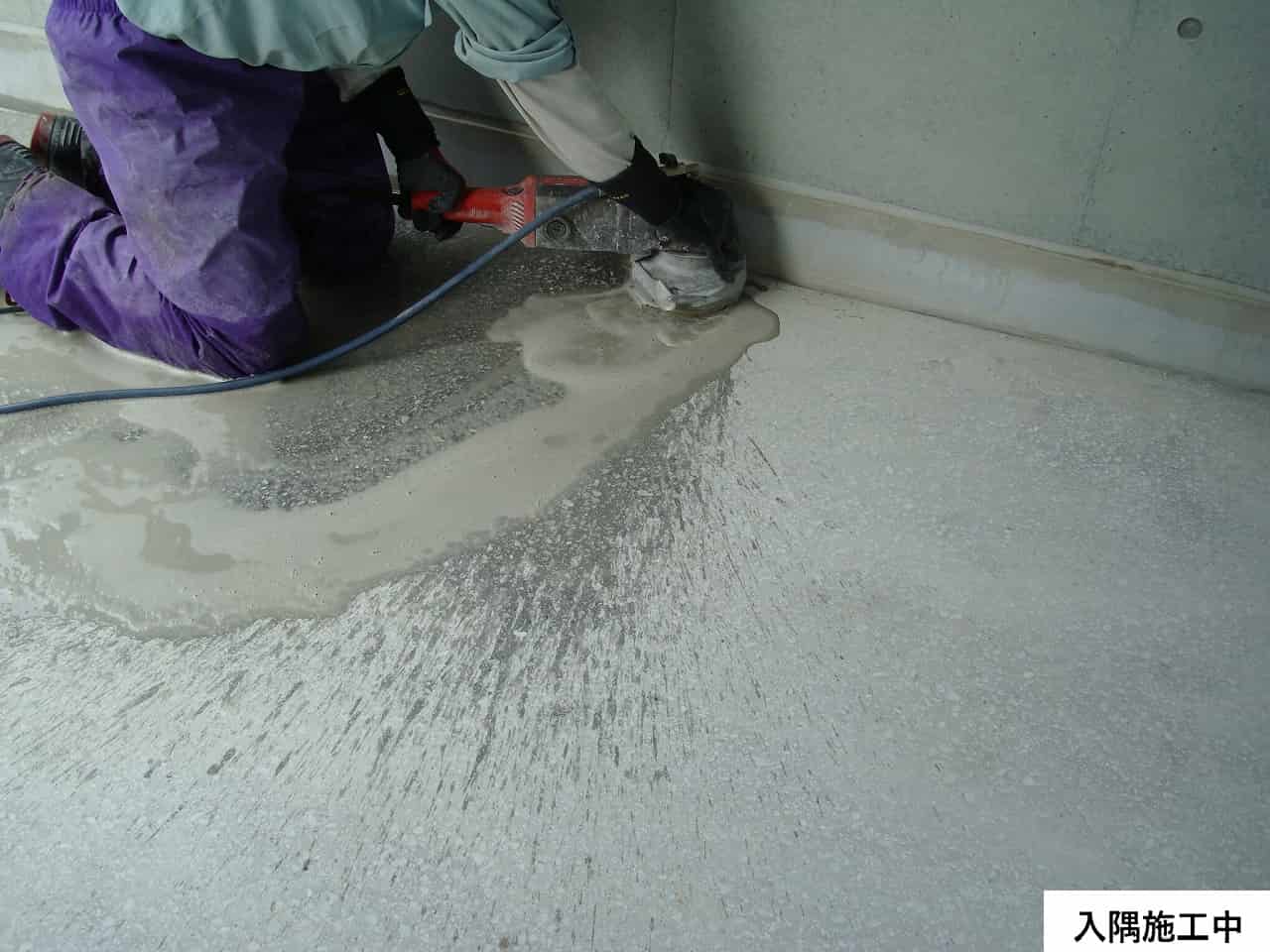 【改修・補修】既存コンクリートをアート建築へ蘇らせる。研ぎ出し/ビシャンブラスト