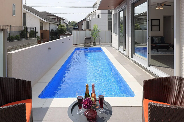 【自由度の高いプール躯体】最高レベル品質丈夫な自立型マジプール