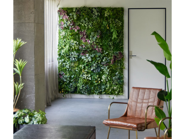 ウォールグリーン 壁面緑化 グリーンパネル多色タイプ