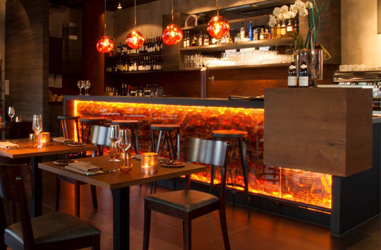 「Cancello Copperカウンター腰施工例」