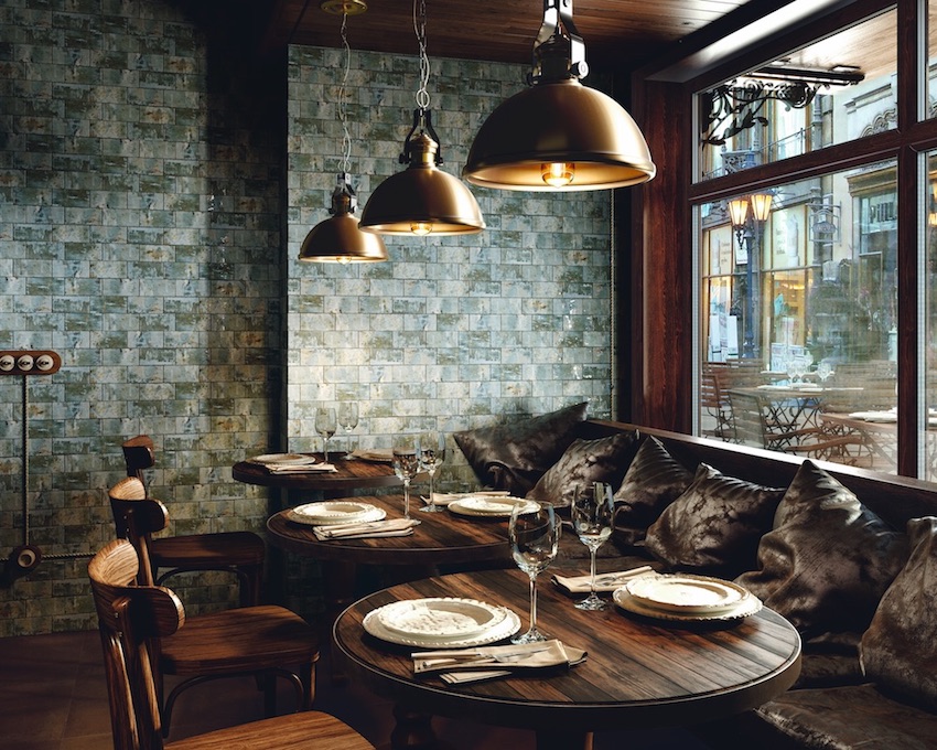 (装飾モザイクタイル「Libertas」施工事例)