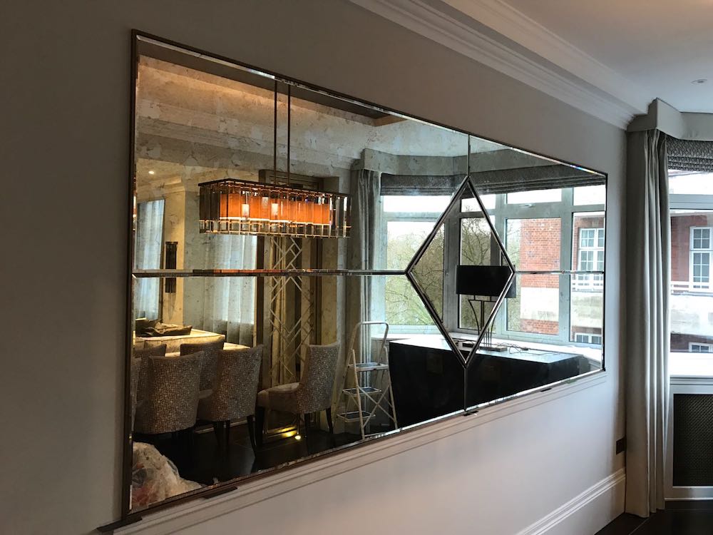 装飾ミラーガラス