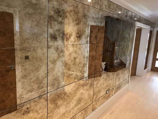 装飾ミラーガラス