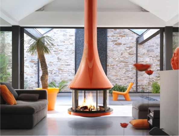 【フードタイプ暖炉】