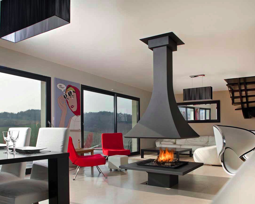 【フードタイプ暖炉】