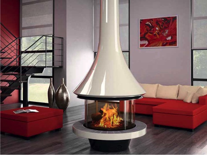 【フードタイプ暖炉】