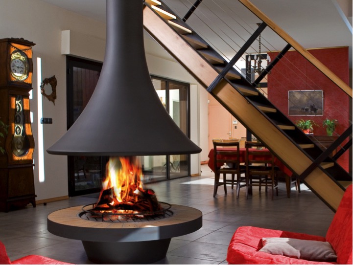 【フードタイプ暖炉】