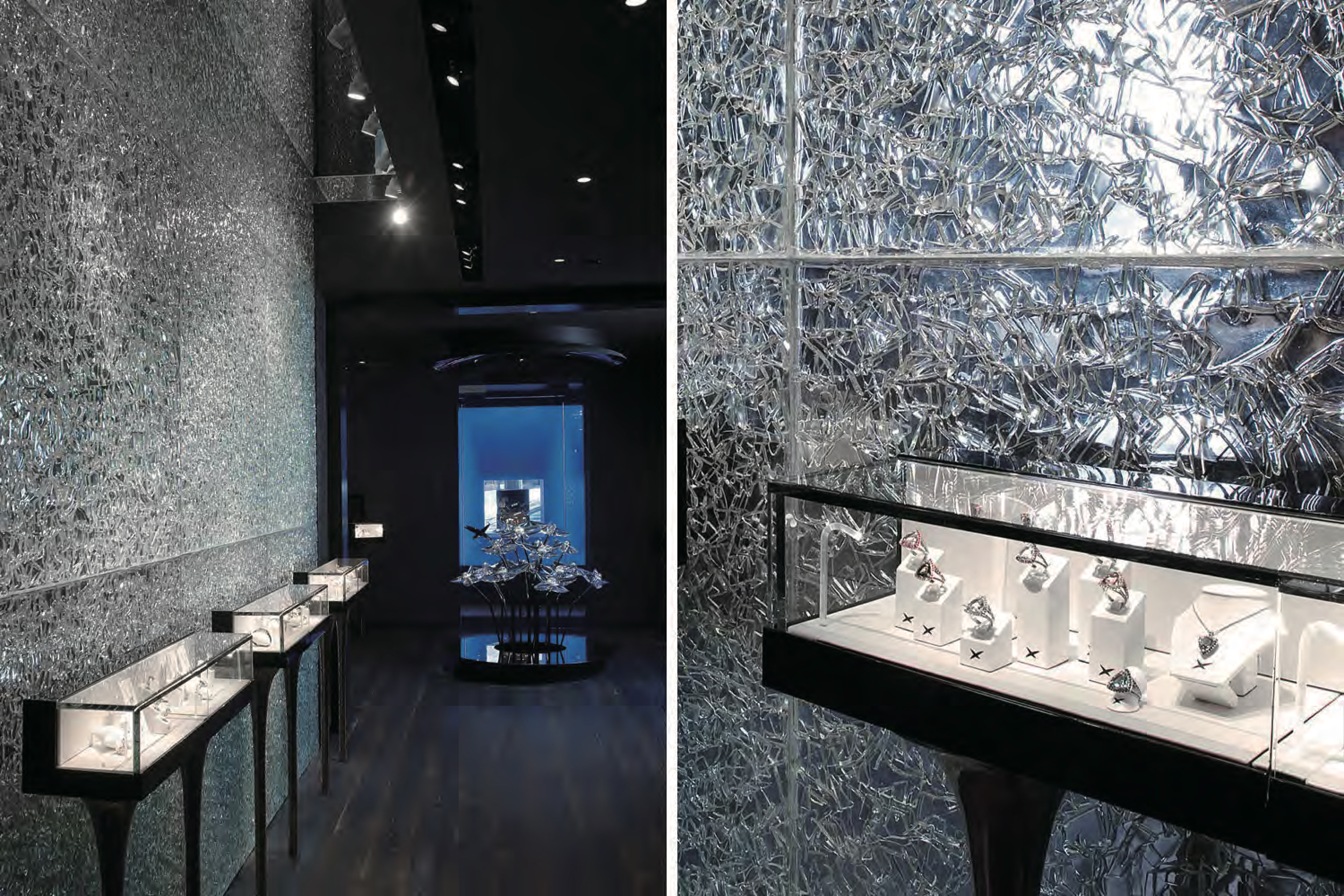 【クラックル(ひび割れ模様)ガラス】