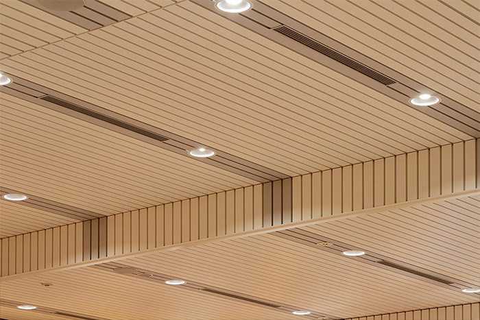 アルミ屋内用吸音機能付仕上材 アルミッシモ