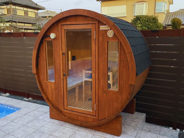 【国産檜バレルサウナ】 i - barrel Tiny R12