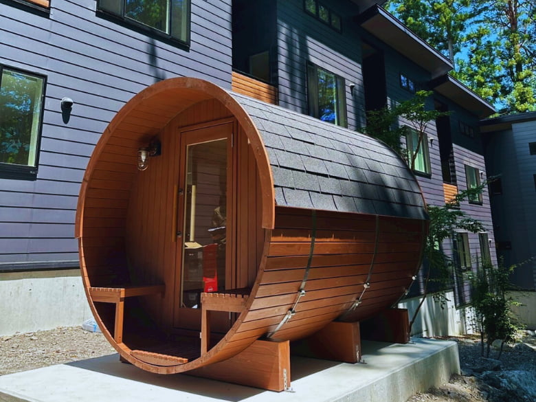 【国産檜バレルサウナ】 i – barrel Medium R245