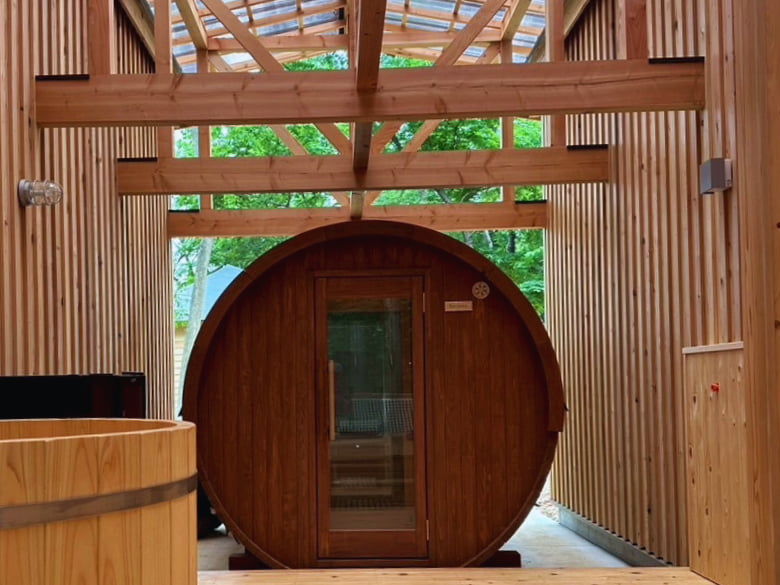 【国産檜バレルサウナ】 i ‒ barrel Large R35
