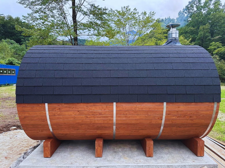 【国産檜バレルサウナ】 i ‒ barrel Large R35