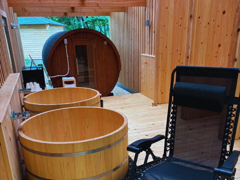【国産檜バレルサウナ】 i ‒ barrel Large R35