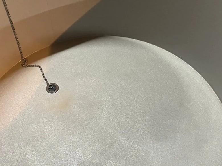 国産ひのき円形水風呂