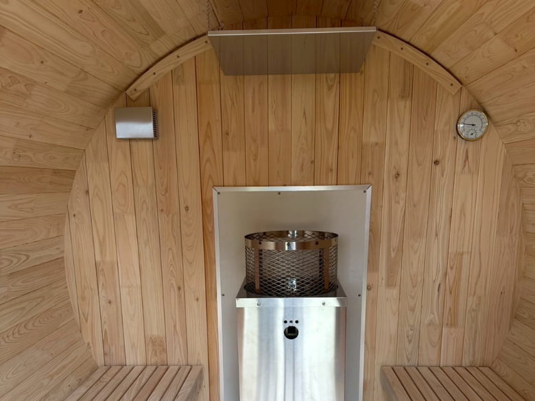 【国産檜バレルサウナ】 i – barrel Small-Long R18