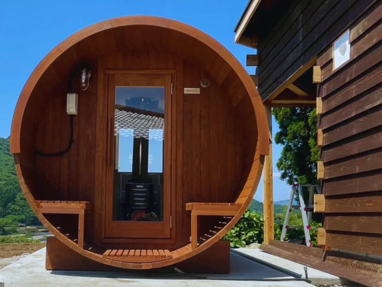 【国産檜バレルサウナ】 i – barrel Medium R245