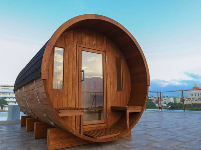 【国産檜バレルサウナ】 i ‒ barrel Large R35