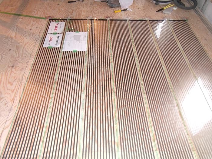 S-cut ヒーター概要(電気式床暖房)