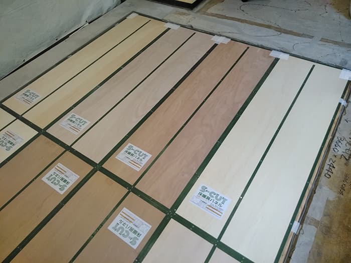 S-cut ヒーター概要(電気式床暖房)