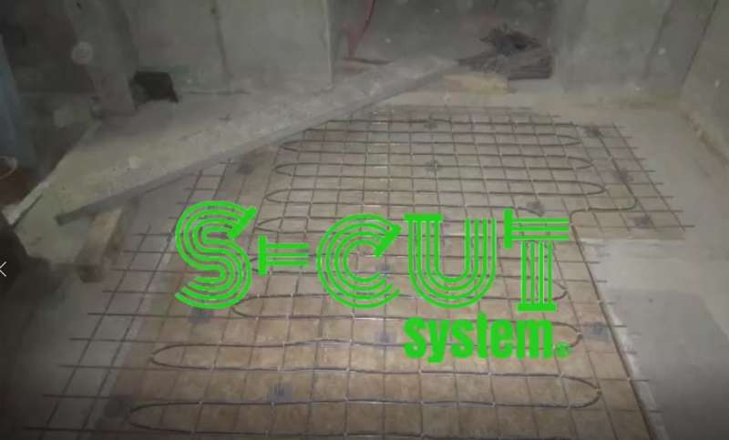 【埋設ヒーター】 電気式超薄型ステンレス発熱体「S-cutヒーター®」