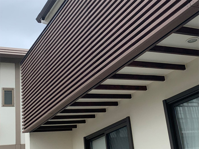 フェンス・ルーバー・機能門柱オリジナル人工木材Eee-Wood