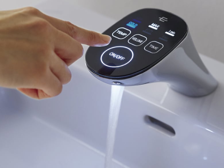 【電子水栓シリーズ】サーモワンホール洗面混合栓 toccata(トッカータ)/SANEI株式会社