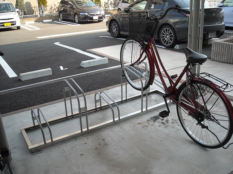 サイクルラック(NT-SRZⅢ型前輪掛式)/サンキン株式会社