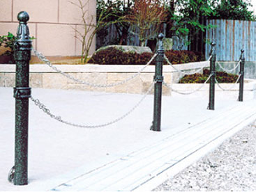 【スチール・ステンレス製】車止め(メドーマルク)