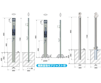 車止め(メドーマルク)