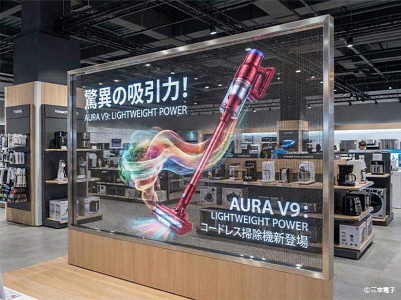 フィルムサイネージ/三幸電子株式会社