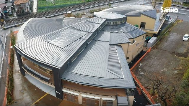 【空から見る屋根のカタチ】矢川複合公共施設