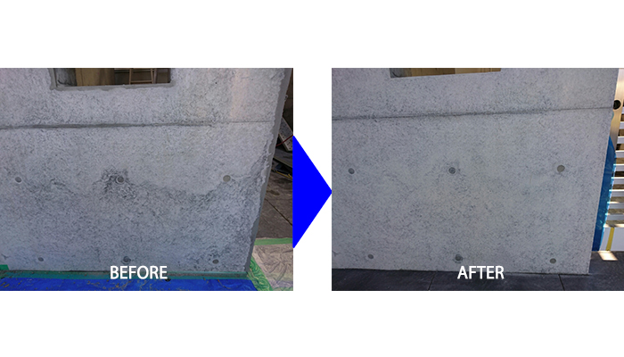 コンクリートアートシリーズ【コンクリート打ち放し 部分復元美装リペア】