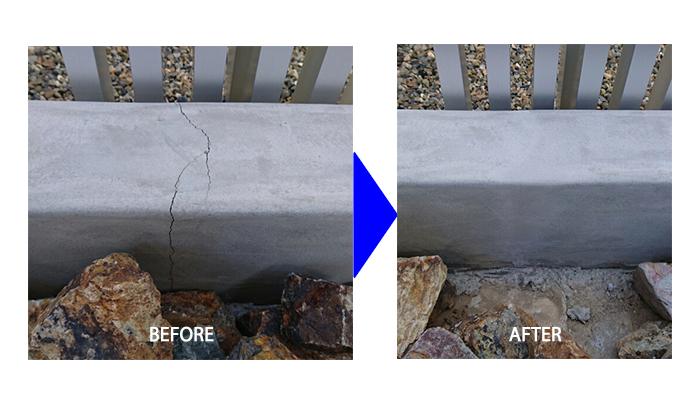 コンクリートアートシリーズ<br><br>
【コンクリート打ち放し 部分復元美装リペア】