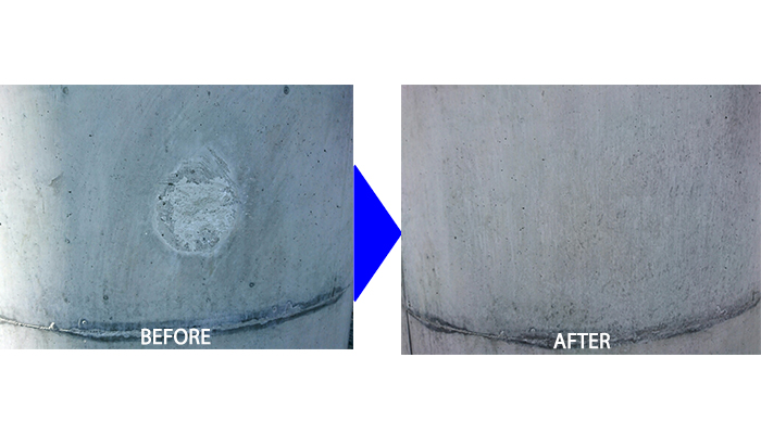 コンクリートアートシリーズ<br><br>
【コンクリート打ち放し 部分復元美装リペア】