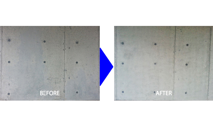 コンクリートアートシリーズ<br><br>
【コンクリート打ち放し 部分復元美装リペア】