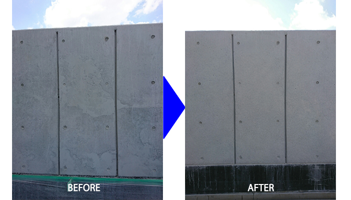 コンクリートアートシリーズ<br><br>
【コンクリート打ち放し 部分復元美装リペア】