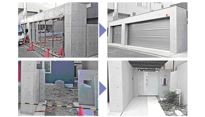 コンクリートアートシリーズ<br>
【コンクリート打ち放し 化粧施工】