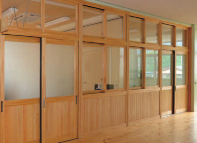 学校間仕切木製サンスクール SPW