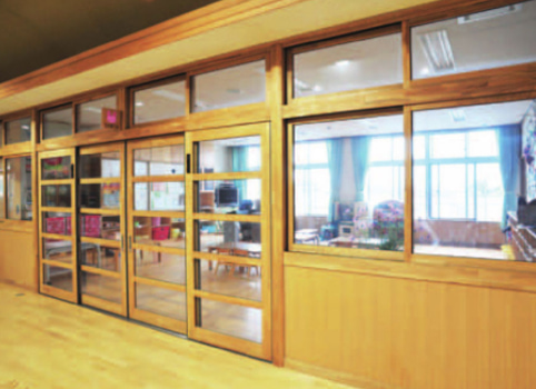学校間仕切木製サンスクール SPW