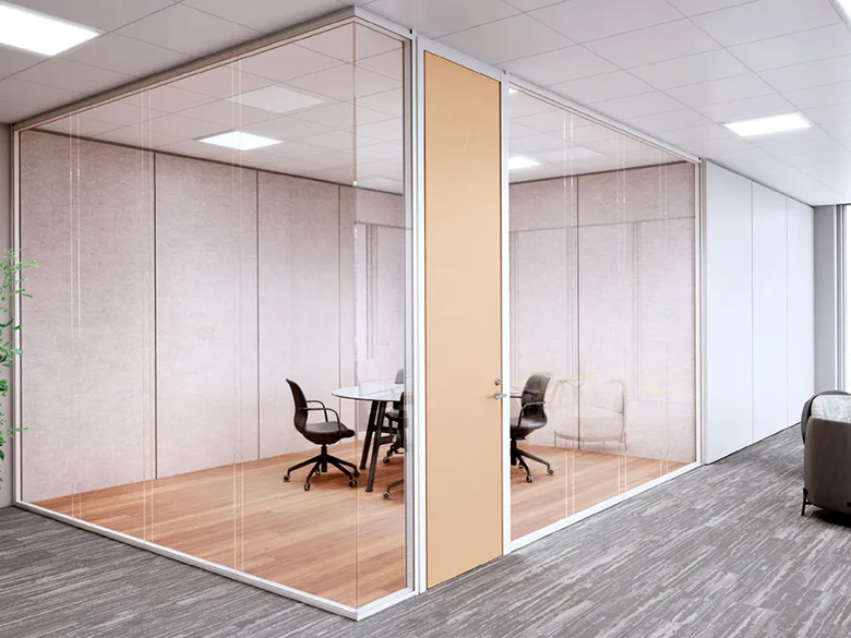 ガラスパーティション「デュオグラス」/ 三和シヤッター工業株式会社