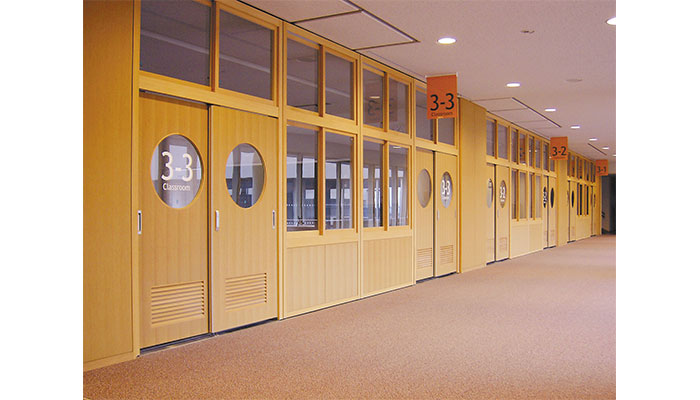 学校間仕切木製サンスクール SPW