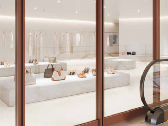 三和の耐熱ガラス入り特定防火設備『ファイヤードF』