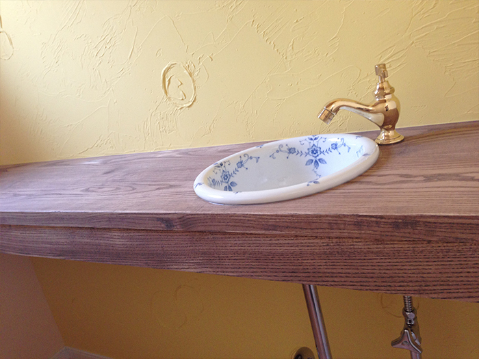 別注カウンター、窓枠、ドア枠