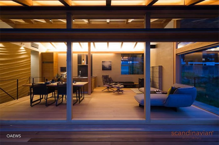 ワイドプランク オーク-ホワイトオイル仕上げ/スカンジナビアンハウジング株式会社