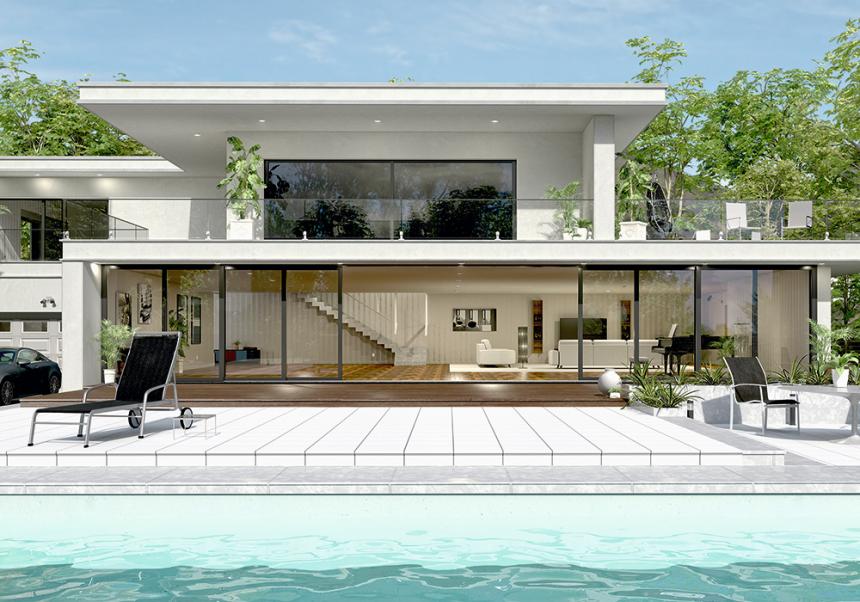 アルミ製断熱スライディング窓【Schüco ASE60】